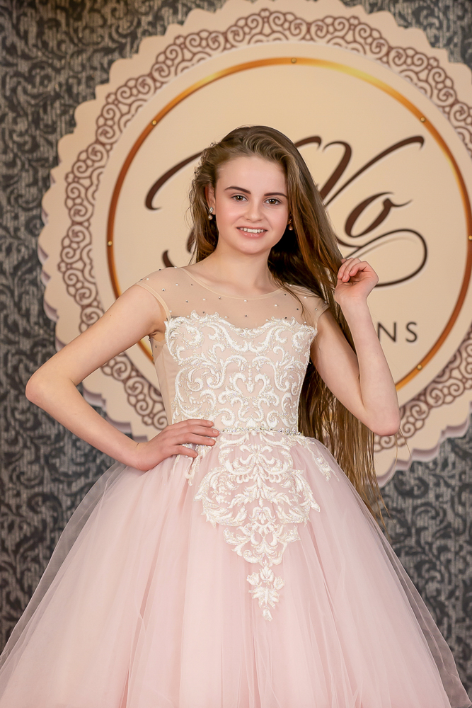 pink confirmation dresses